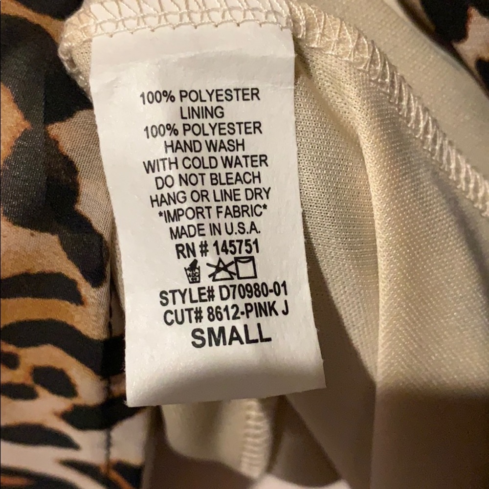 Peach Love animal print dress - Picture 8 of 13